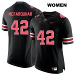 Women's NCAA Ohio State Buckeyes Lloyd McFarquhar #42 College Stitched Authentic Nike Red Number Black Football Jersey TG20A61QF